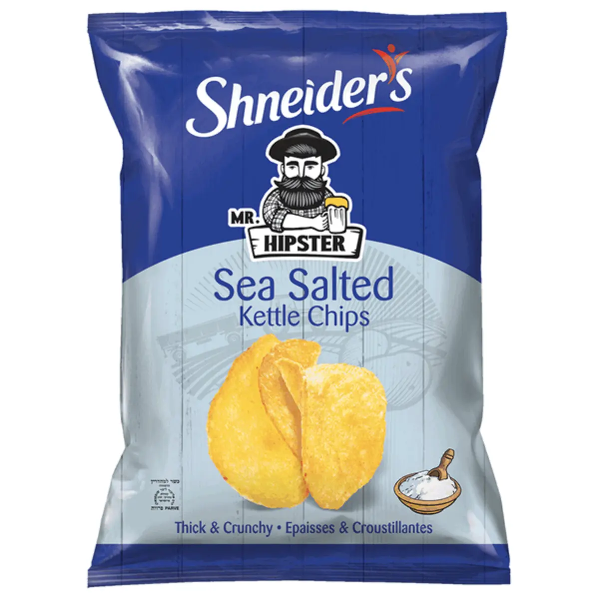 Картофельные чипсы Мистер Хипстер со вкусом морской соли 120 г Песах
