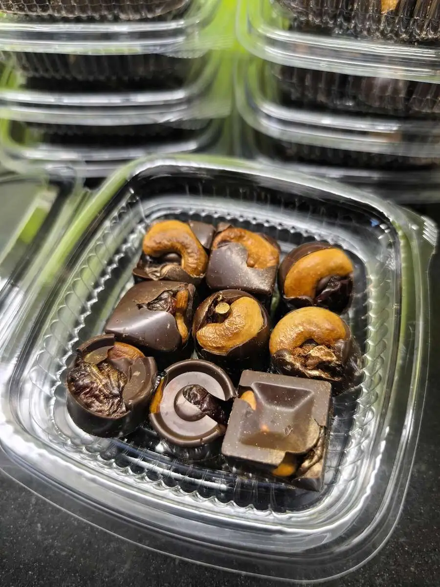 Конфеты кешью/вишня/бельгийский шоколад 