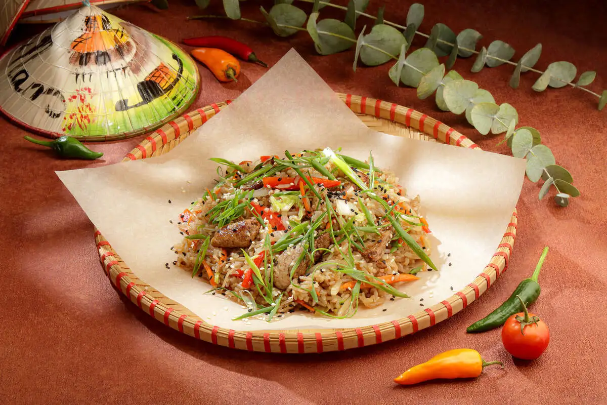 Рис со свининой