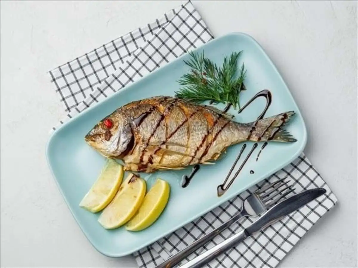 Дорадо на гриле