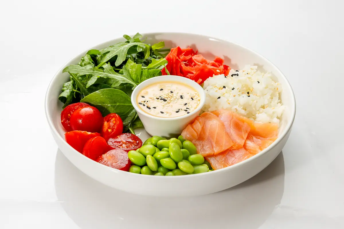 Поке-Боул с лососем