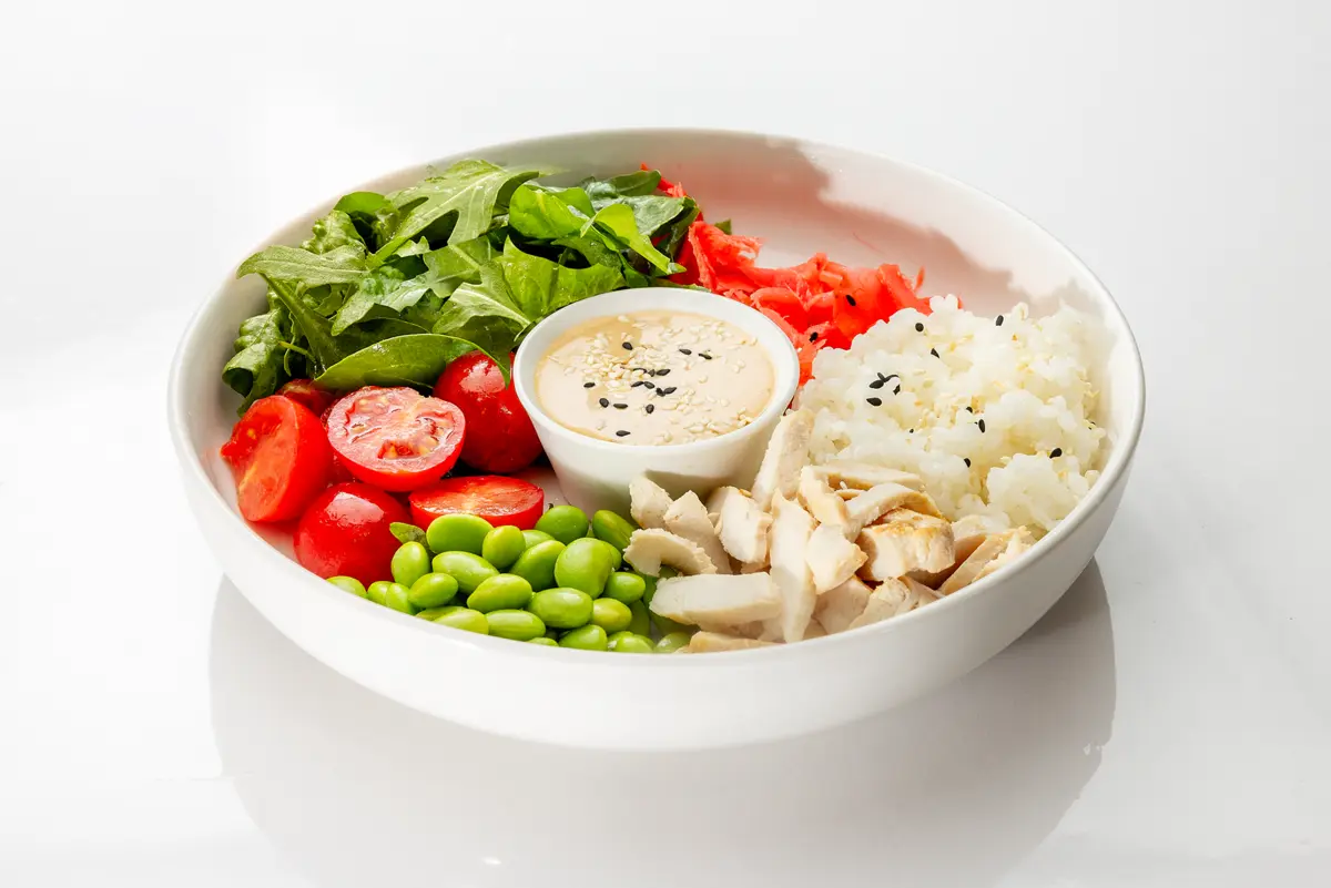 Поке-Боул с курицей