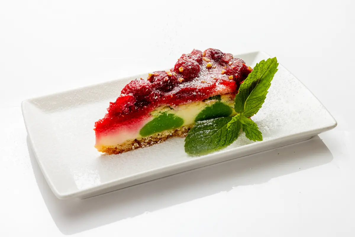 Торт "Малина-фисташка"