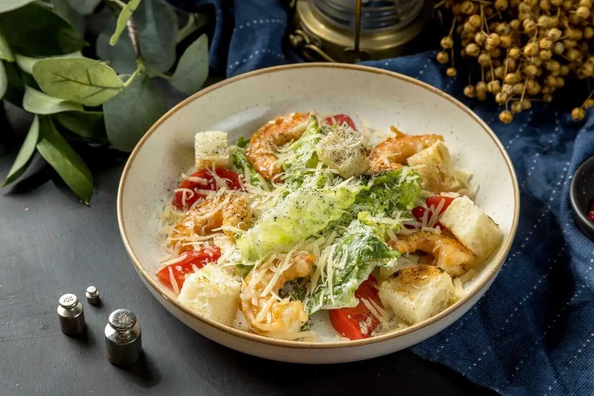 Цезарь с креветками