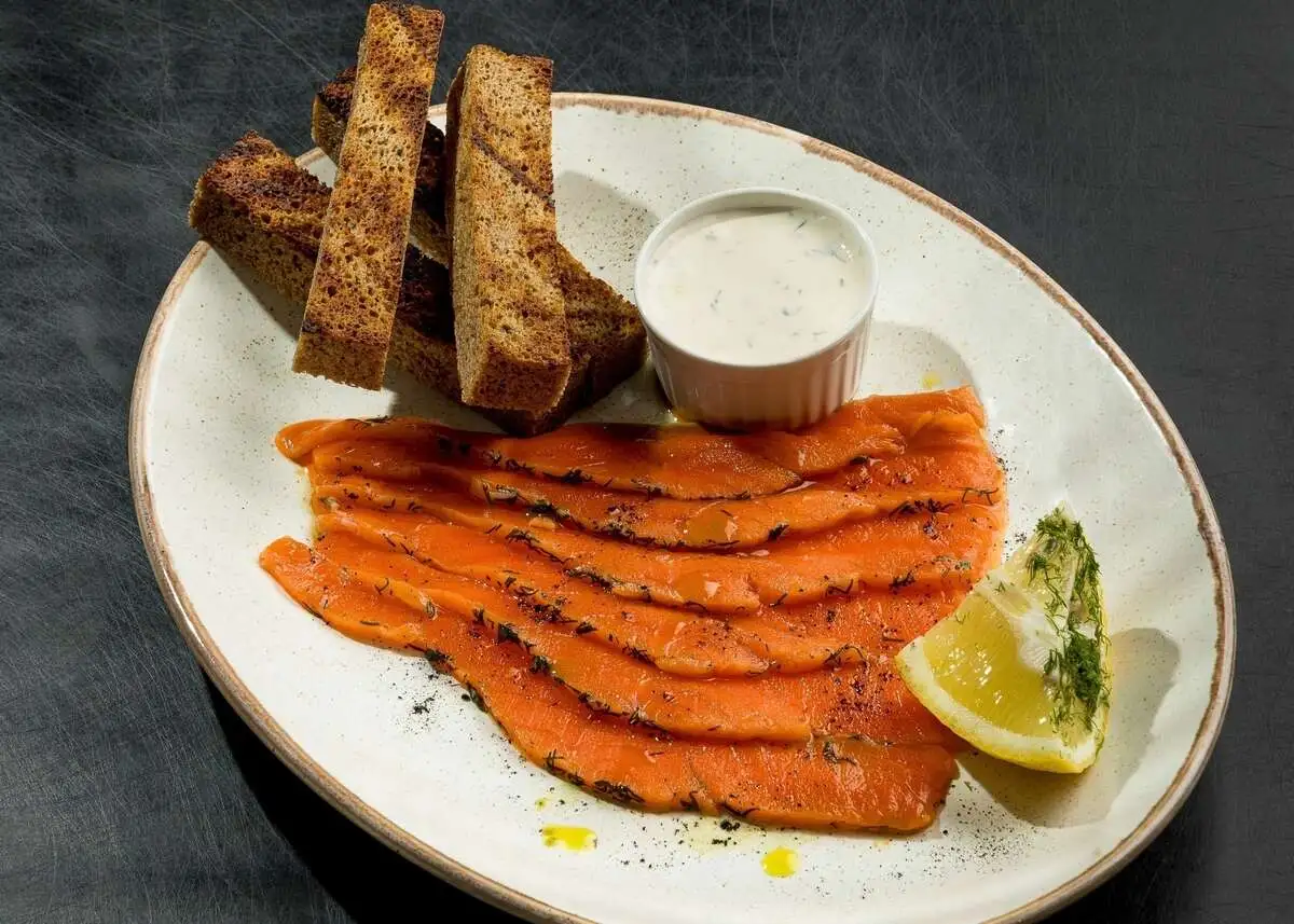 Гравлакс из лосося