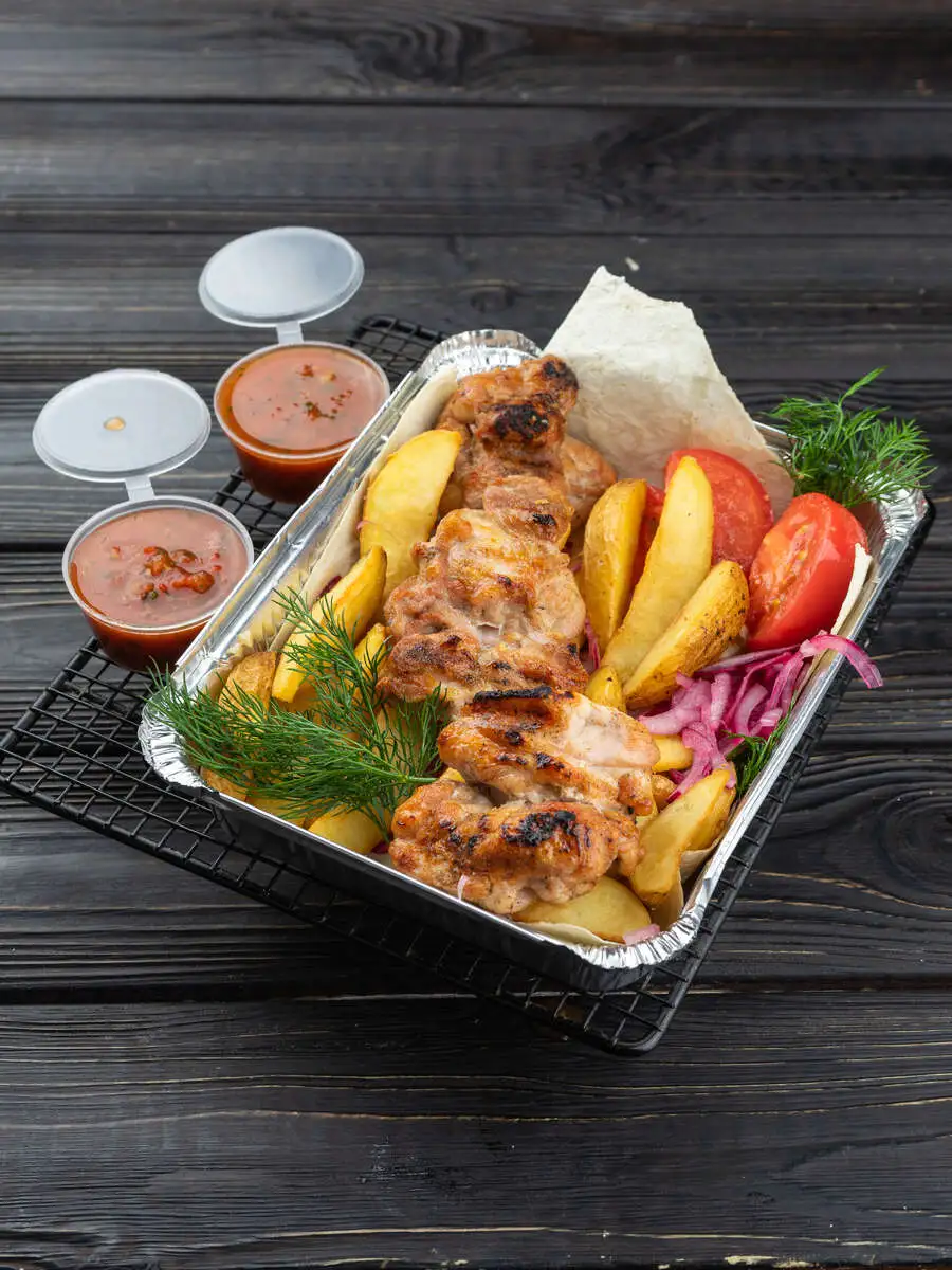 Сет 1 (шашлык из куриного бедра)