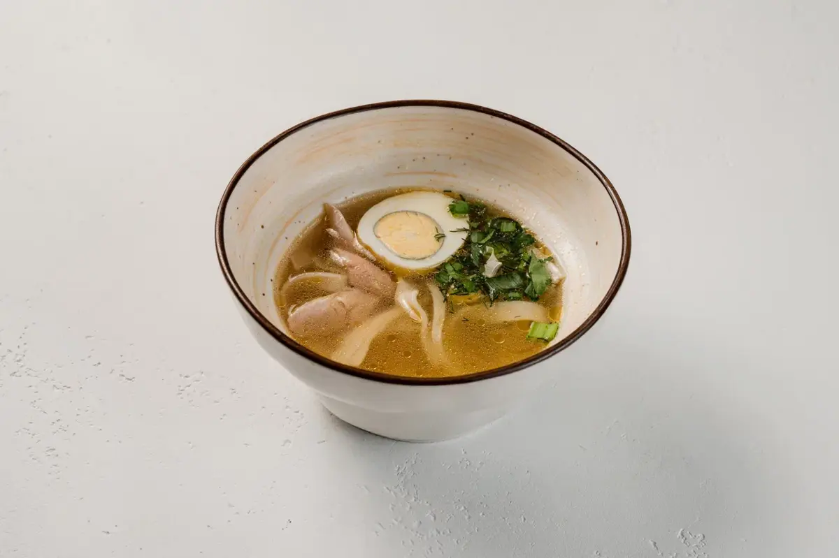 Домашний куриный супчик с лапшой