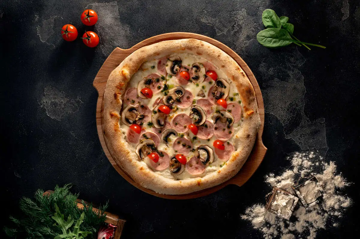 Пицца Ветчина Грибы 32 см