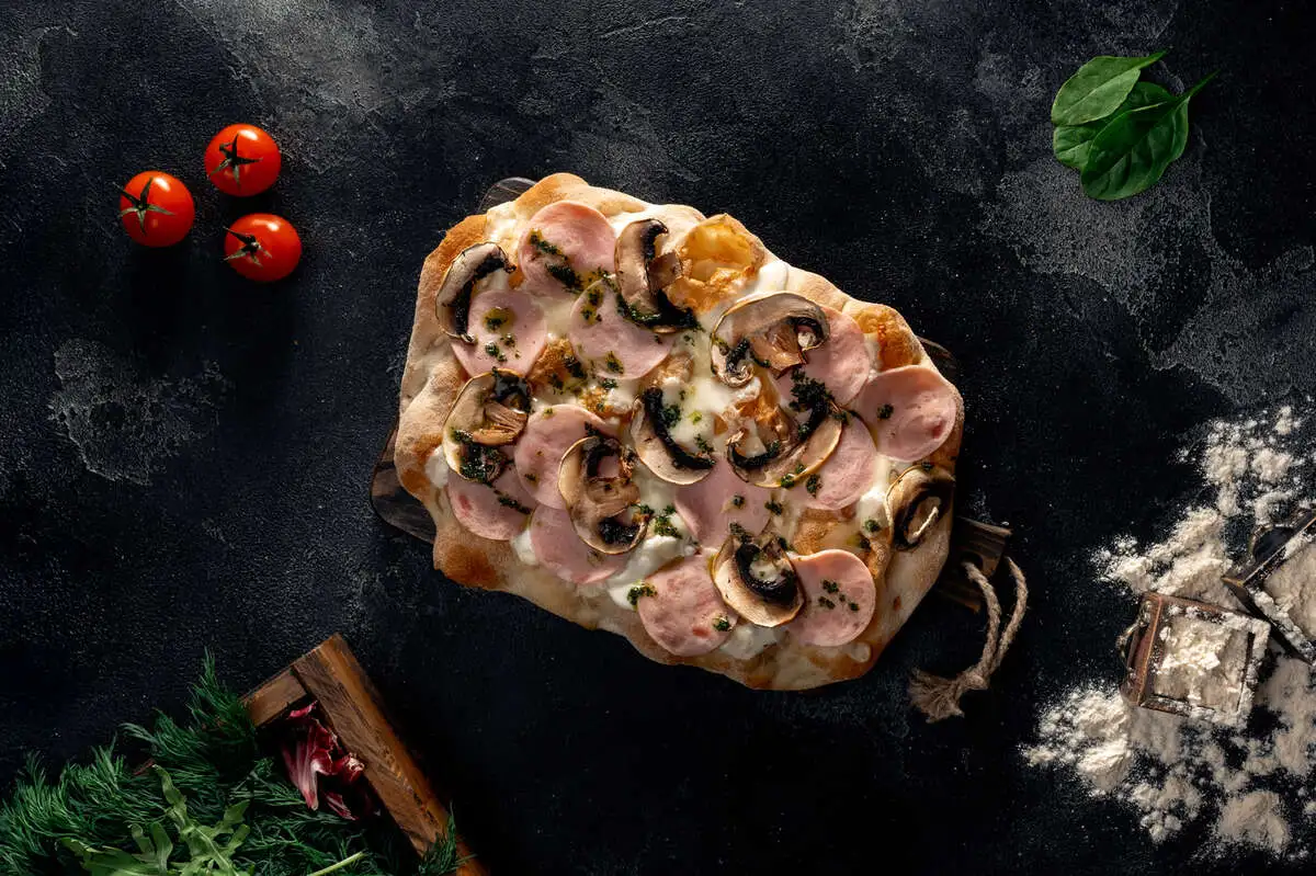 Пицца Ветчина Грибы 22 см