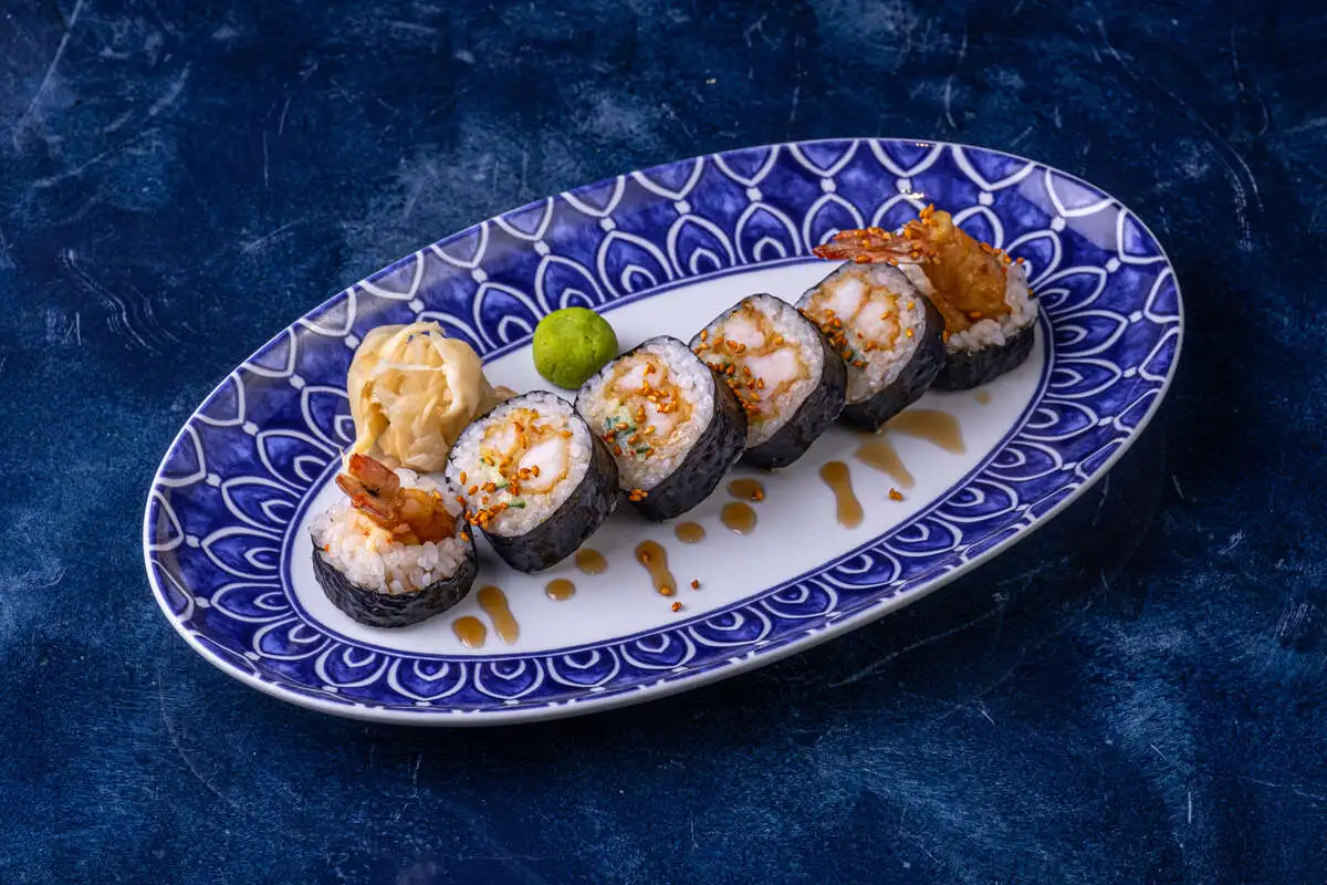 Роллы с креветкой темпура