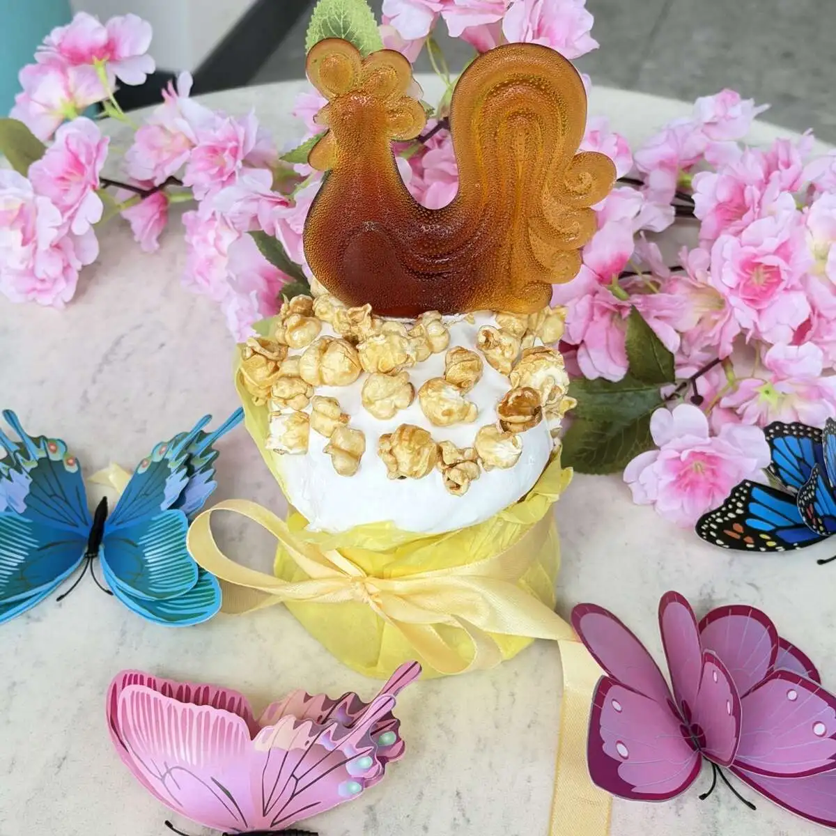  Кулич творожный с курагой и цедрой 450 гр