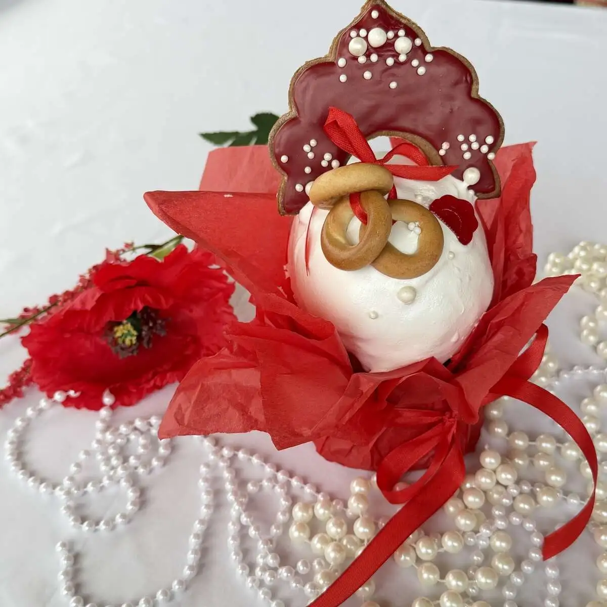 Кулич творожный с курагой и цедрой 450 гр