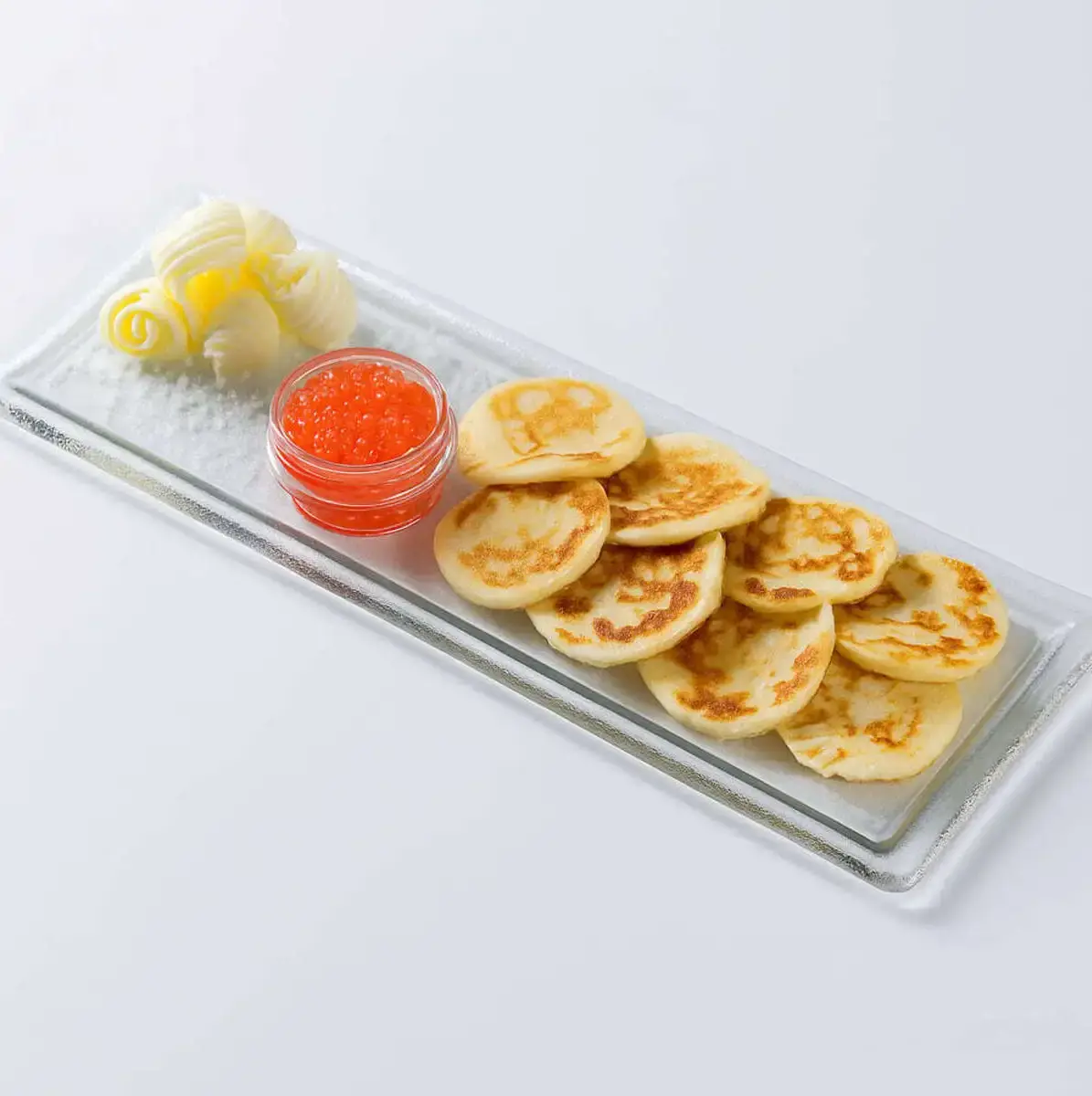 Красная икра с оладьями  500гр