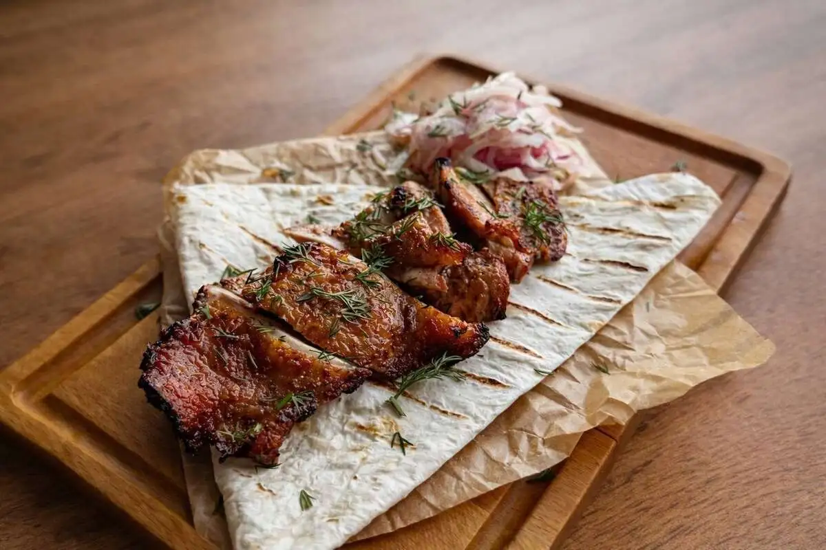 Шашлык из куриного бедра