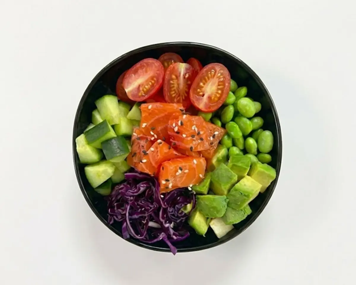 Поке с лососем