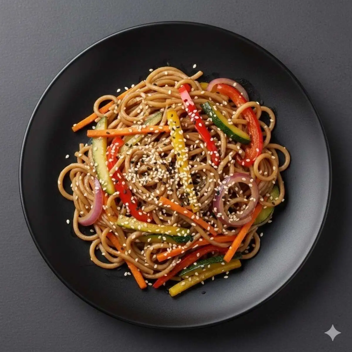 Лапша Удон с овощами