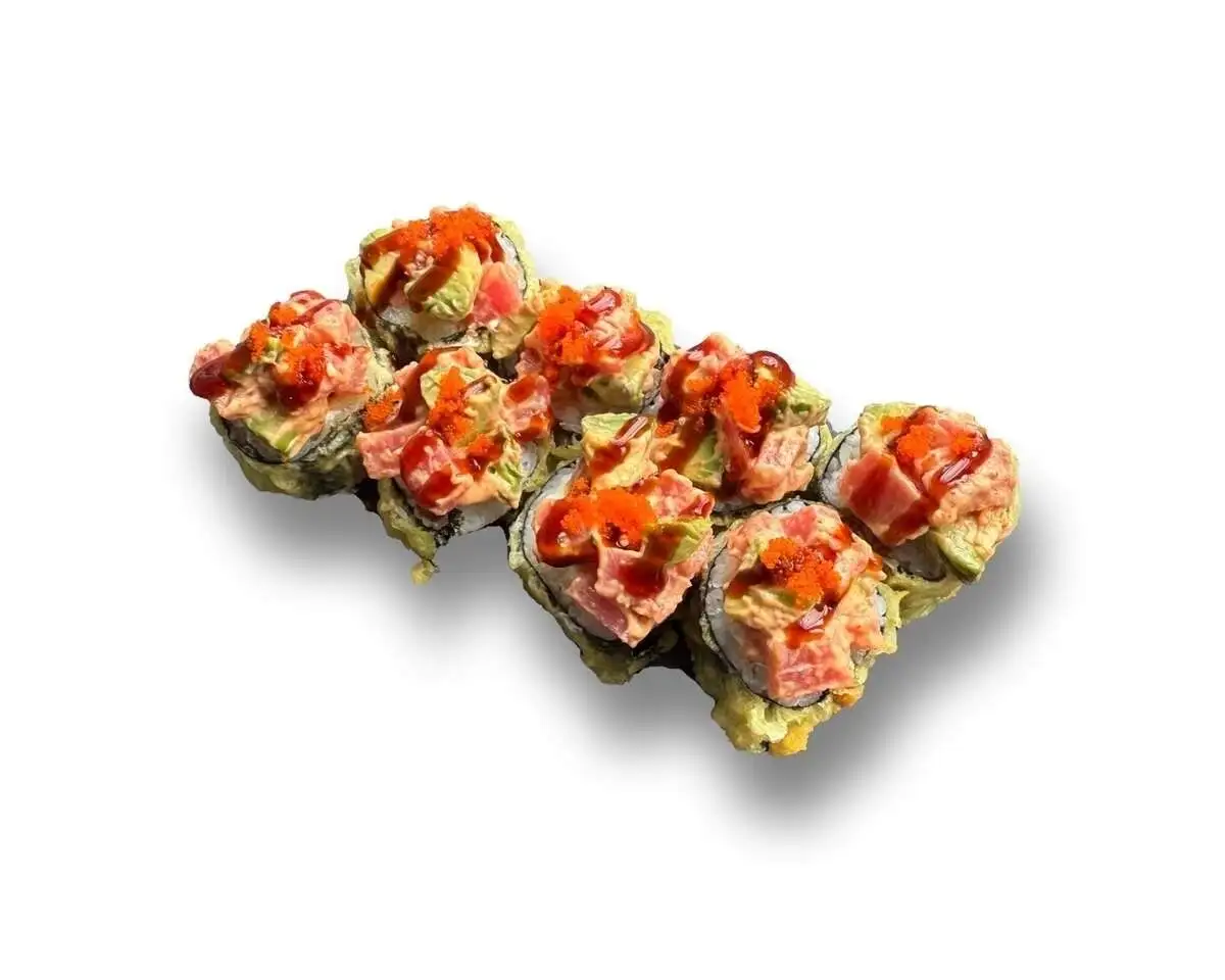 Горячий ролл тартар тунец