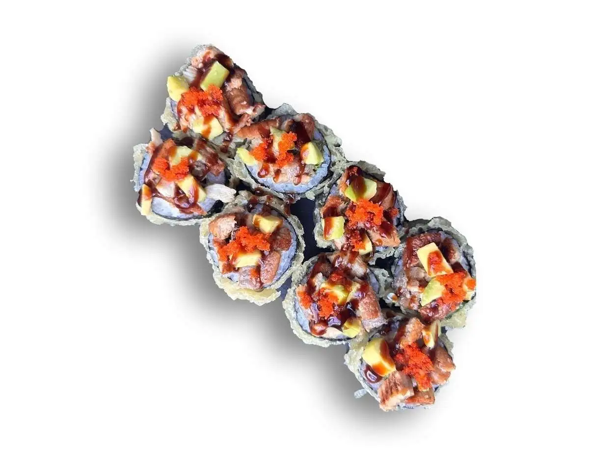 Горячий ролл тартар угорь