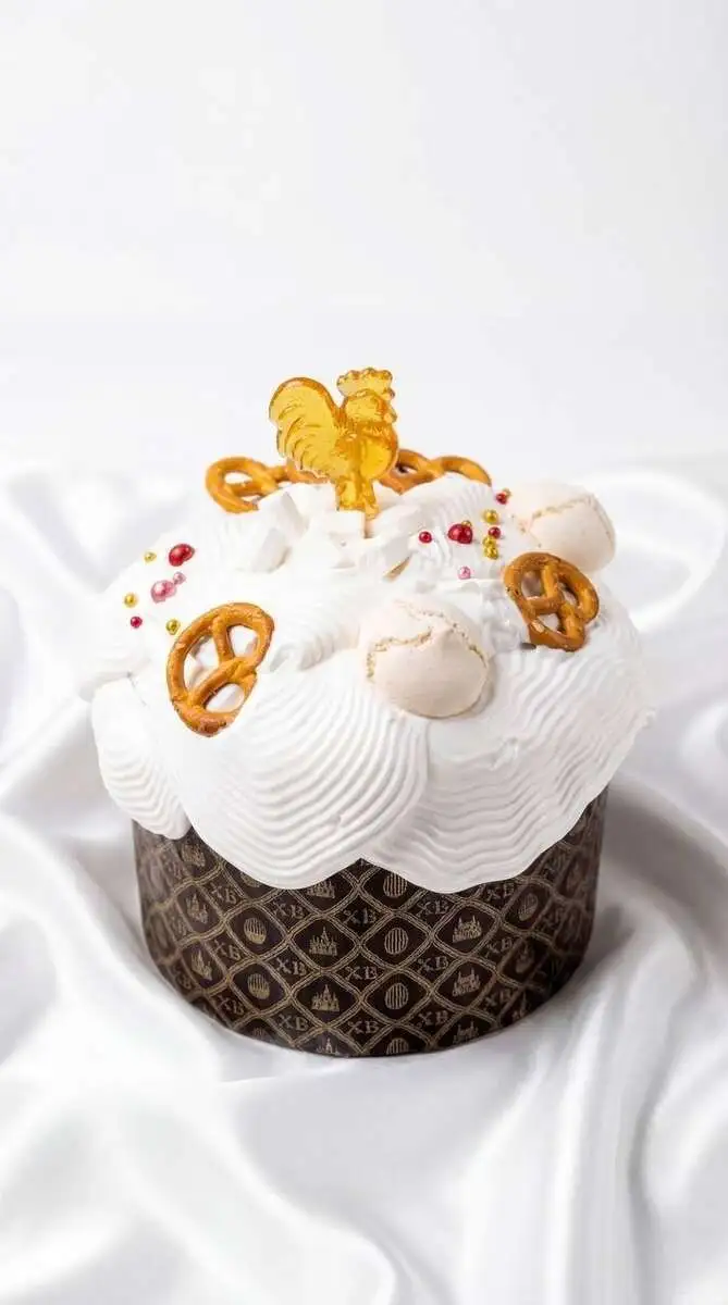 Кулич Творожный с бельгийским шоколадом большой