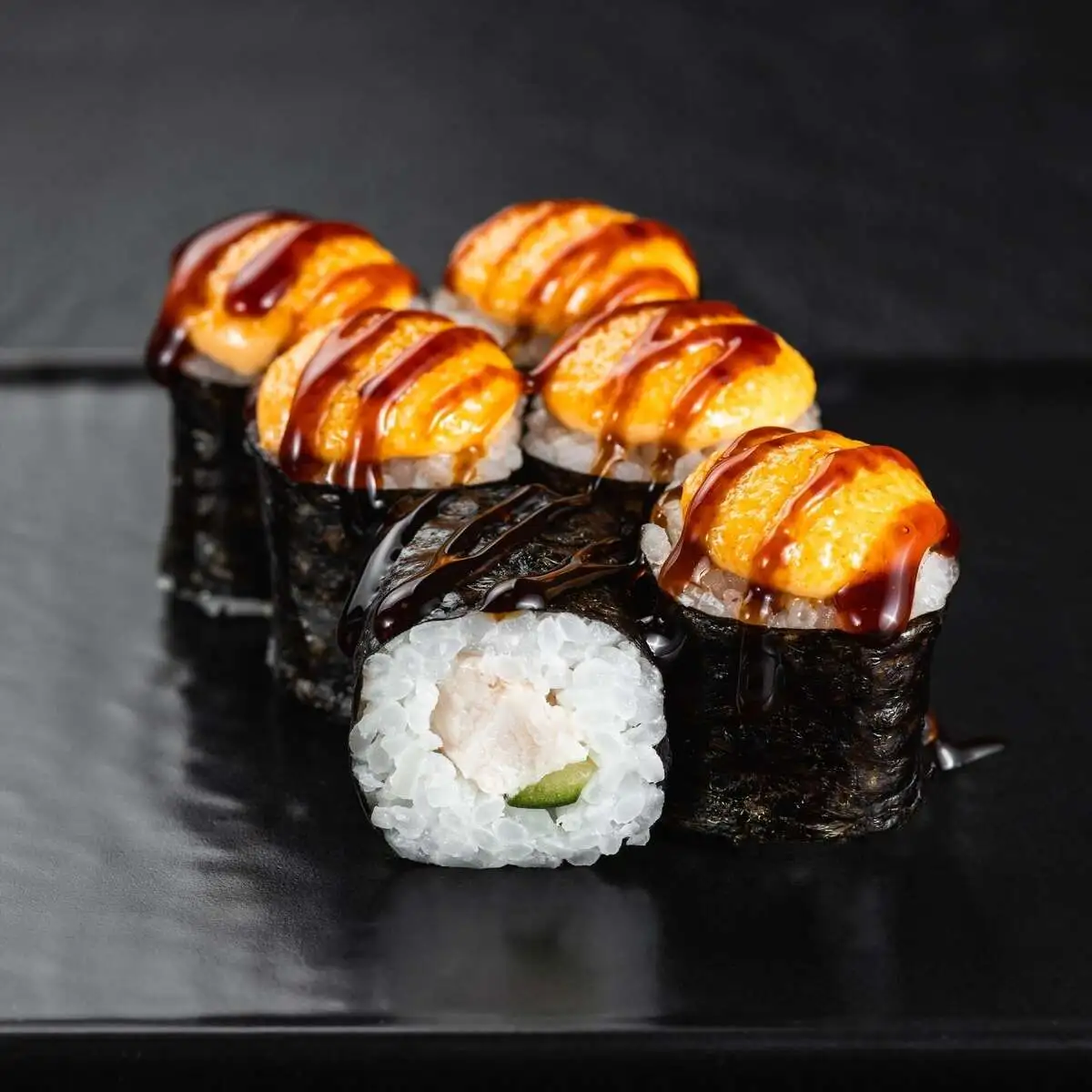 Маки Курица запеченный, 6 шт