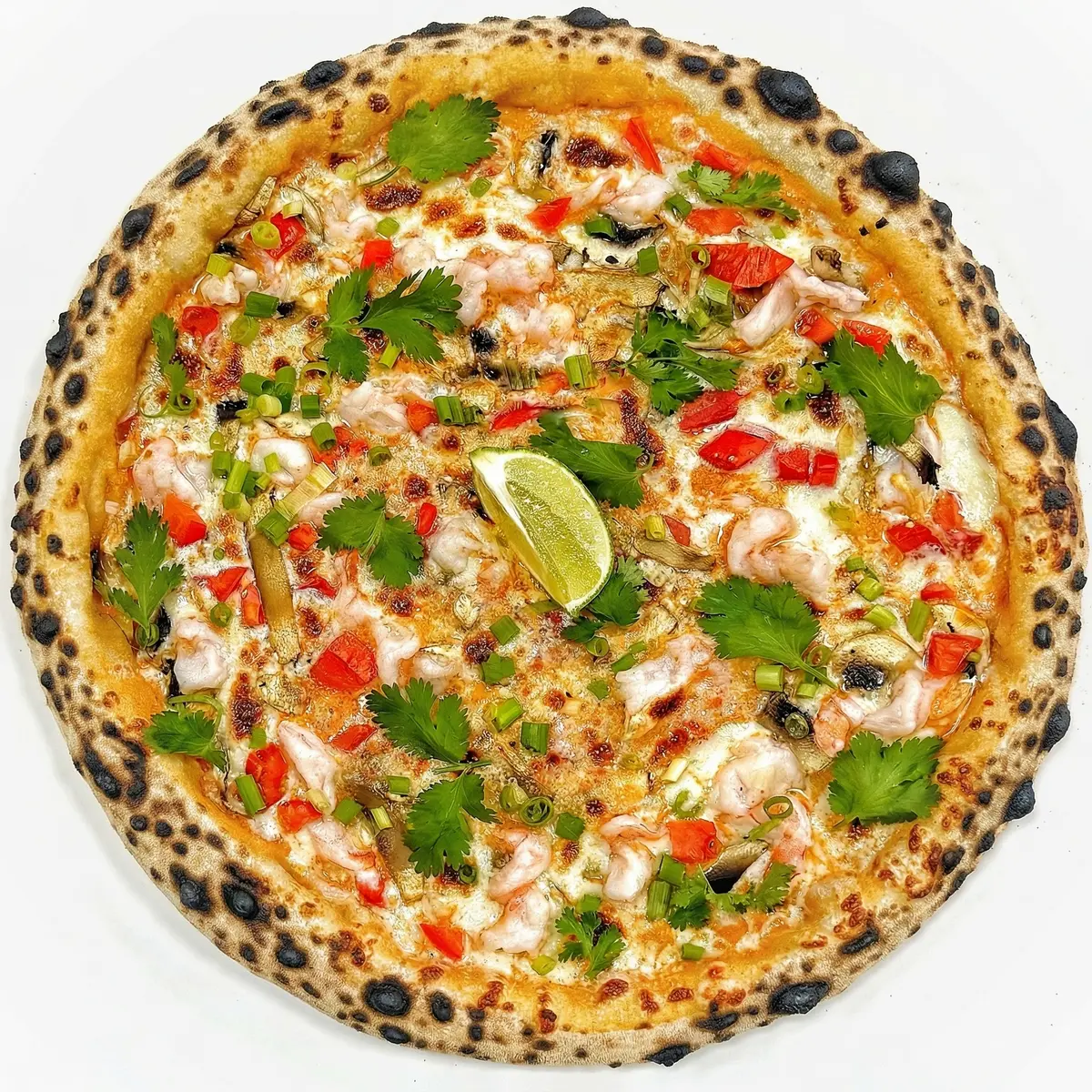 Том Ям с креветками 30см