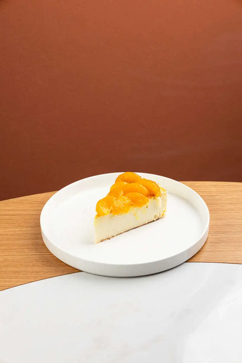 Чизкейк Сан-Себастьян с мандаринами