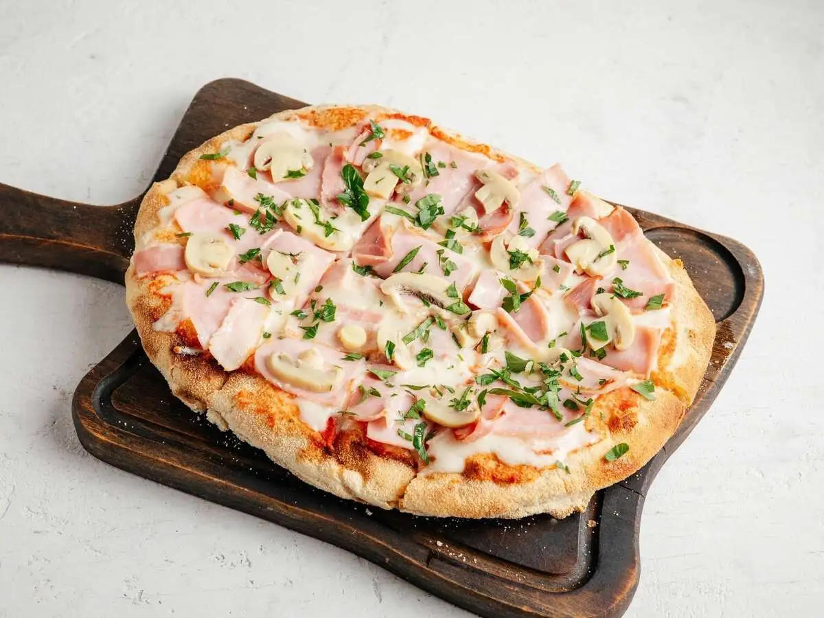 Ветчина бекон грибы 