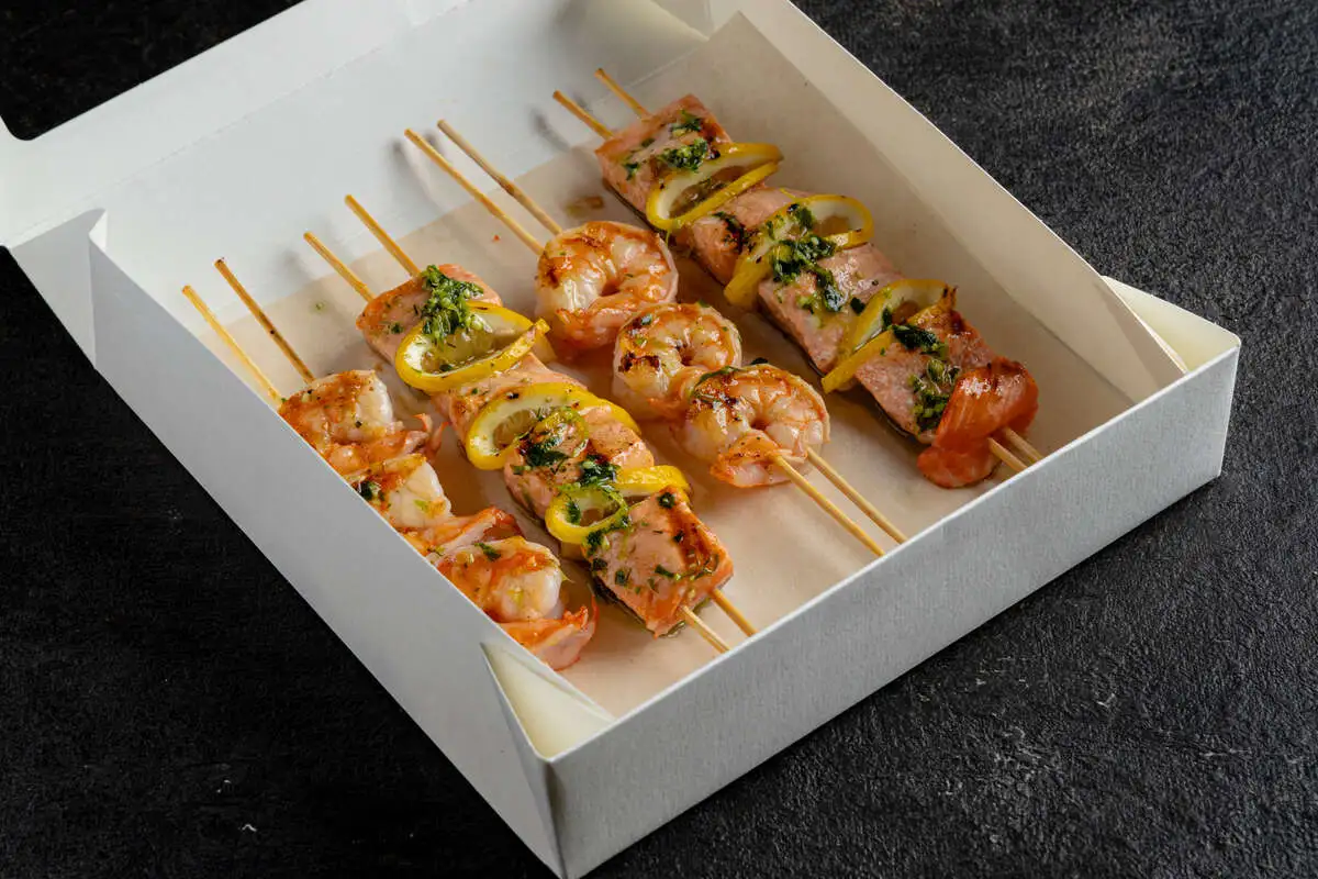  Шашлычки лосось