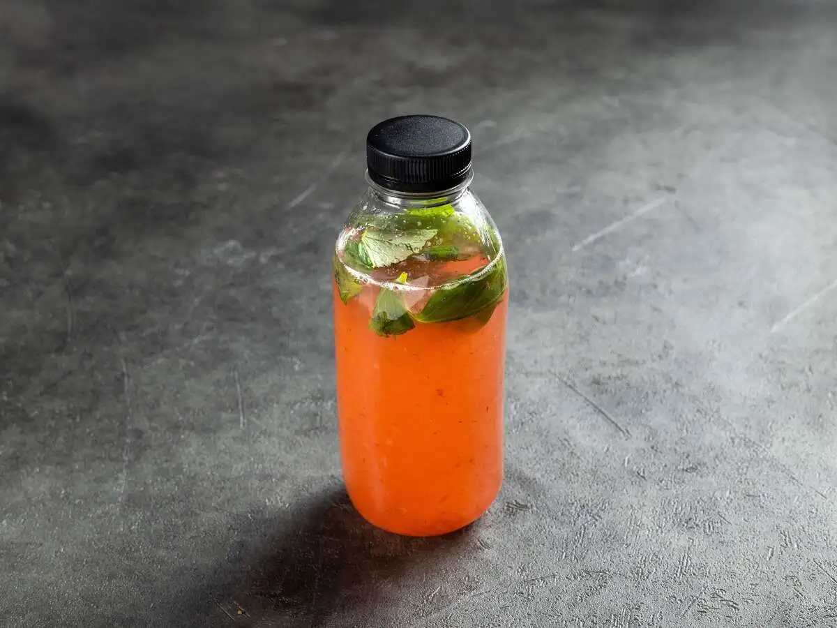 Лимонад клубника-базилик