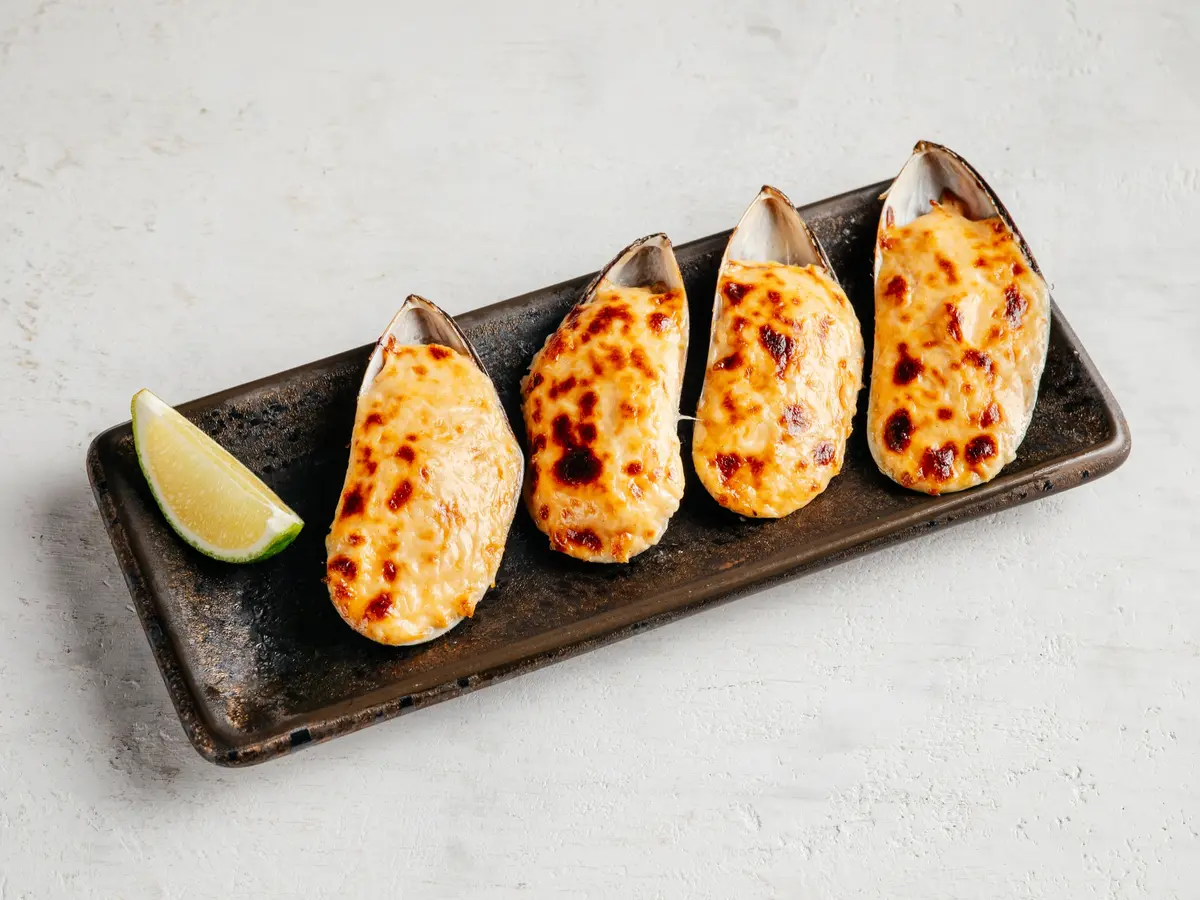 Запеченные мидии 