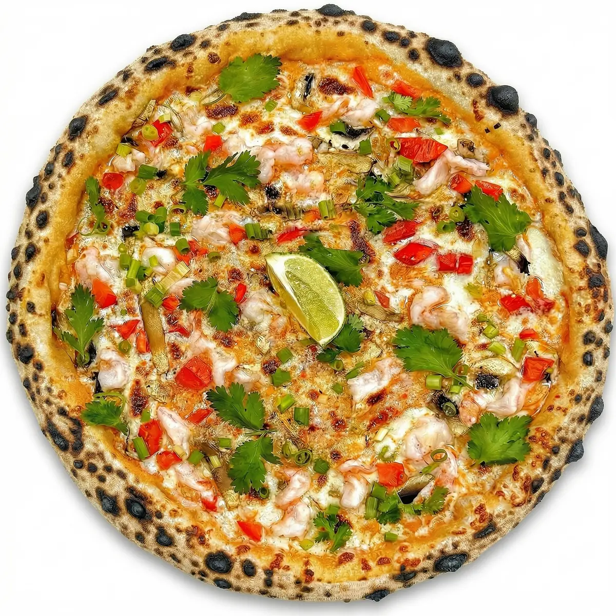 Том Ям с креветками 30см