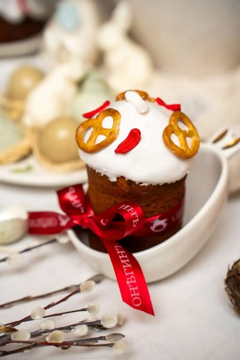 Кулич шоколадный маленький 2026