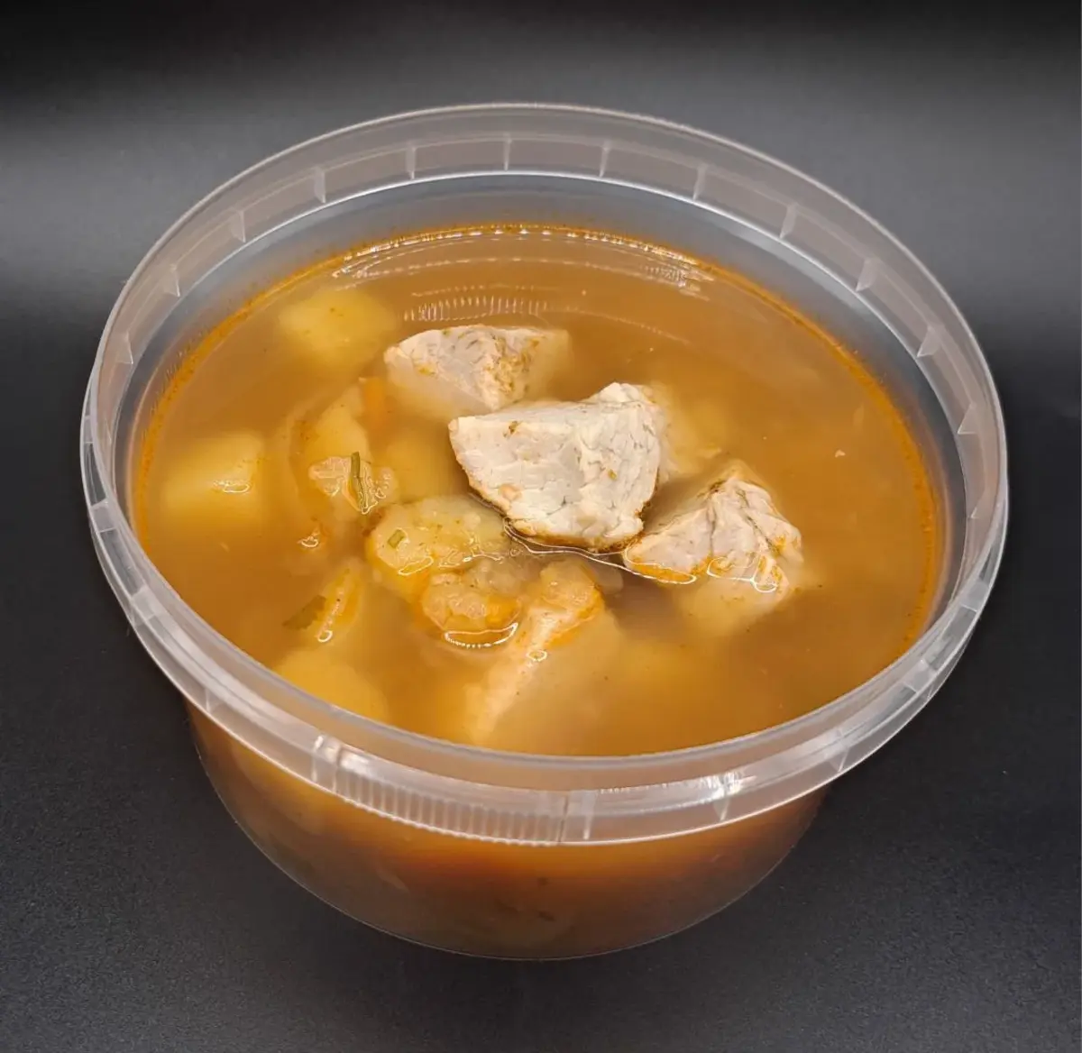 Суп со свининой и нутом