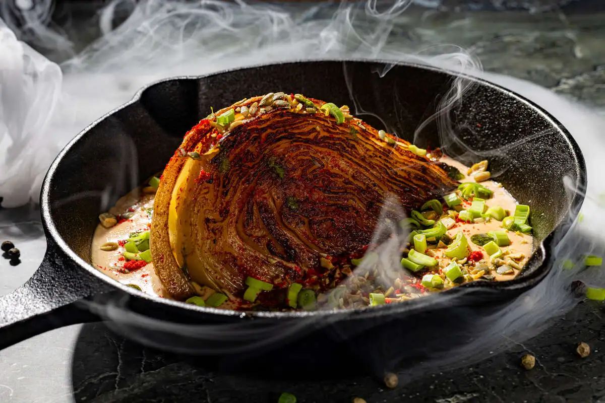 Стейк из капусты