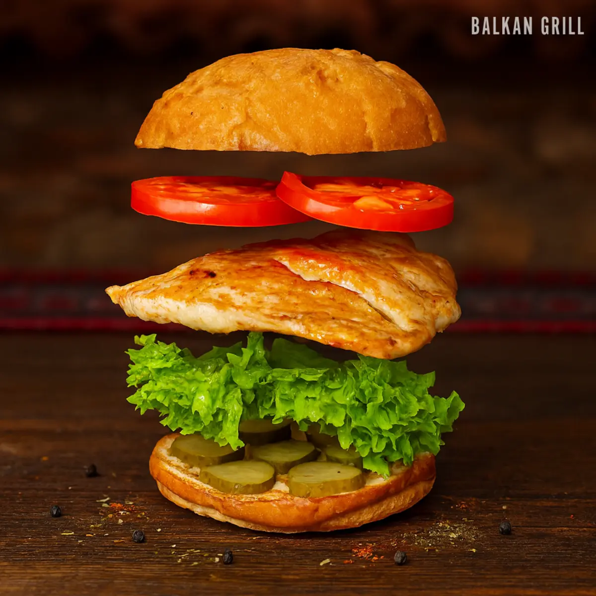 Бургер Куриное филе