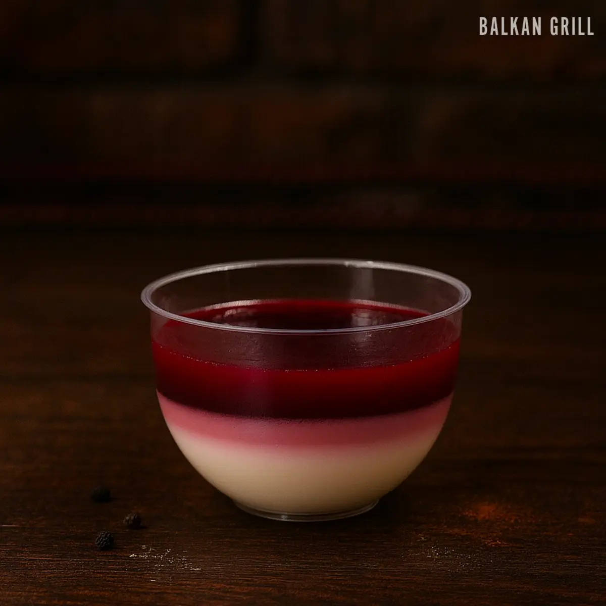 Десерт сметанный "Малина"