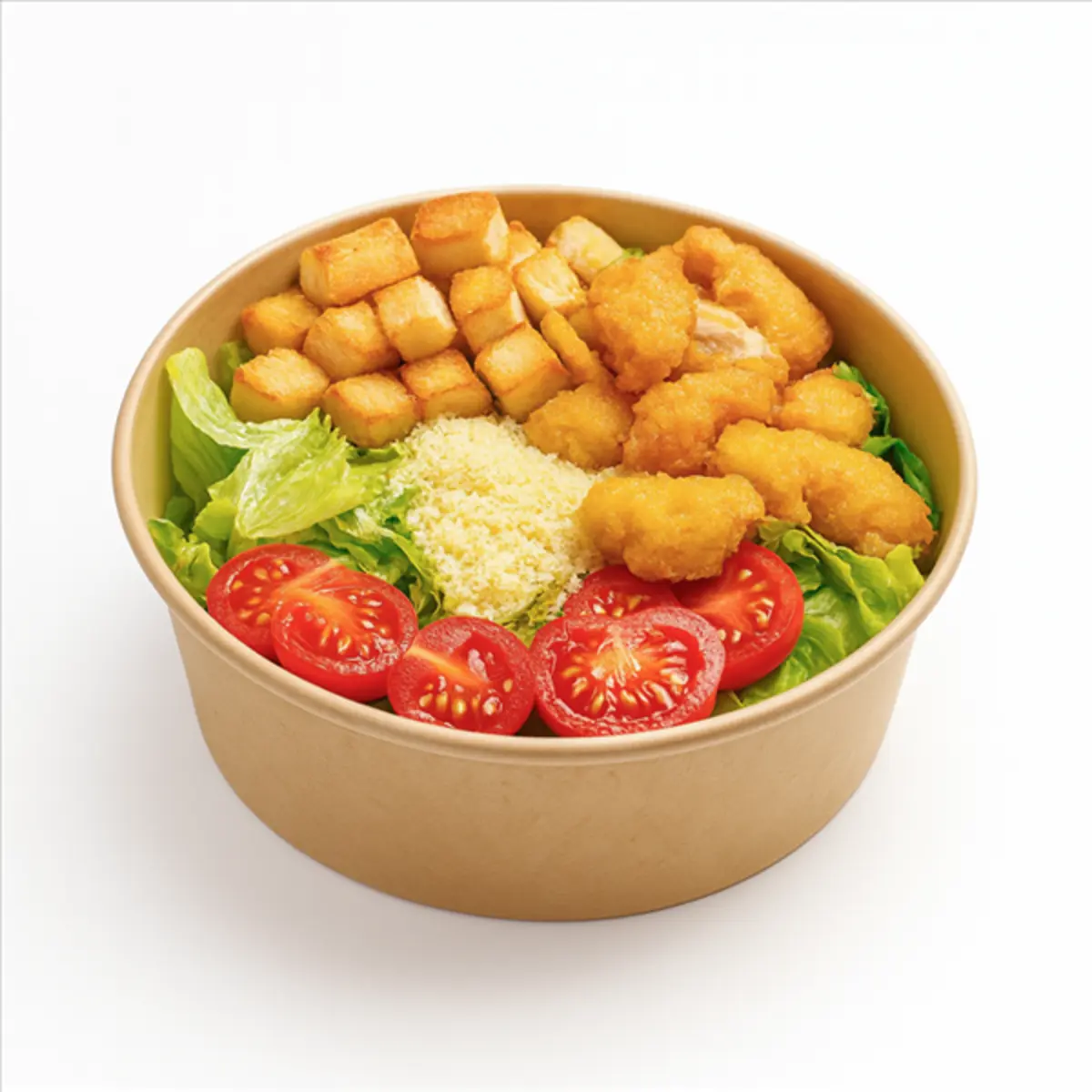 Цезарь с креветкой 