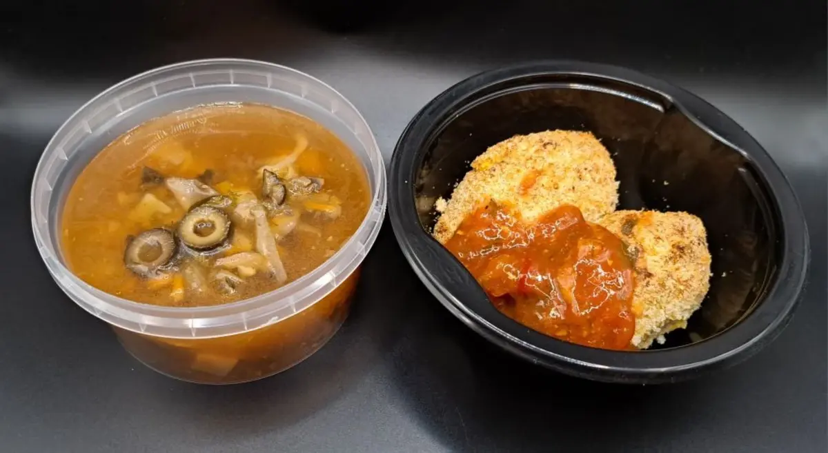 2 Гурман: Солянка грибная, Котлета из нута   