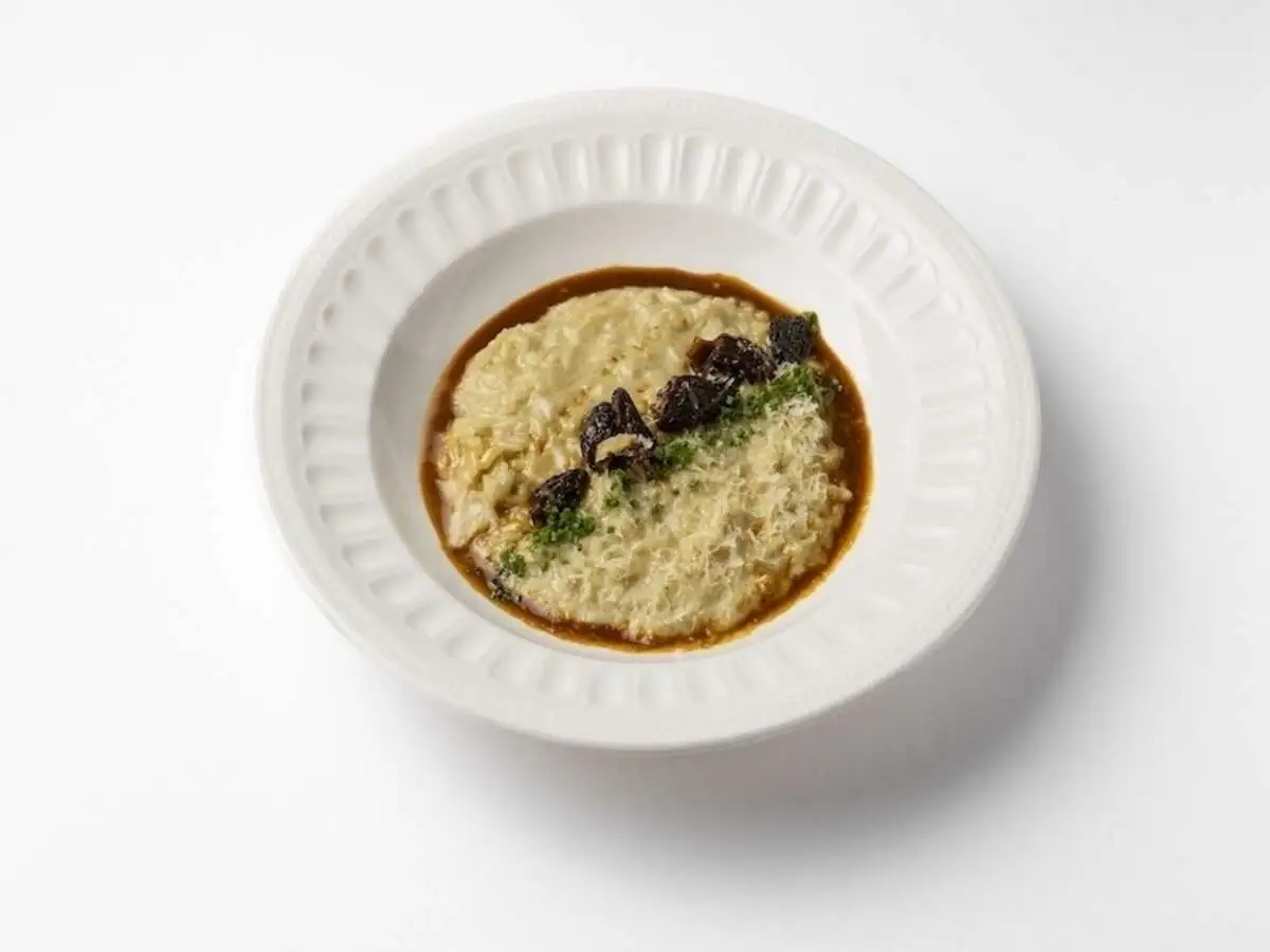 Ризотто пармиджано со сморчками