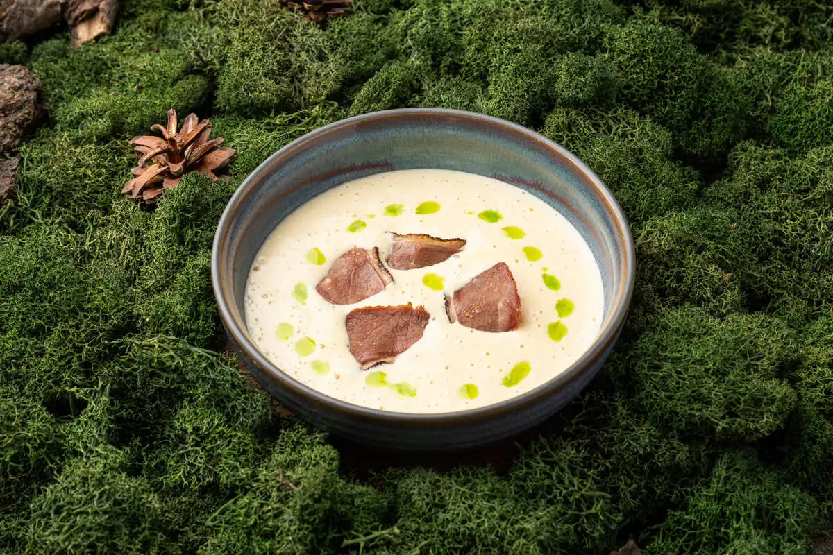 Крем-суп из белых грибов