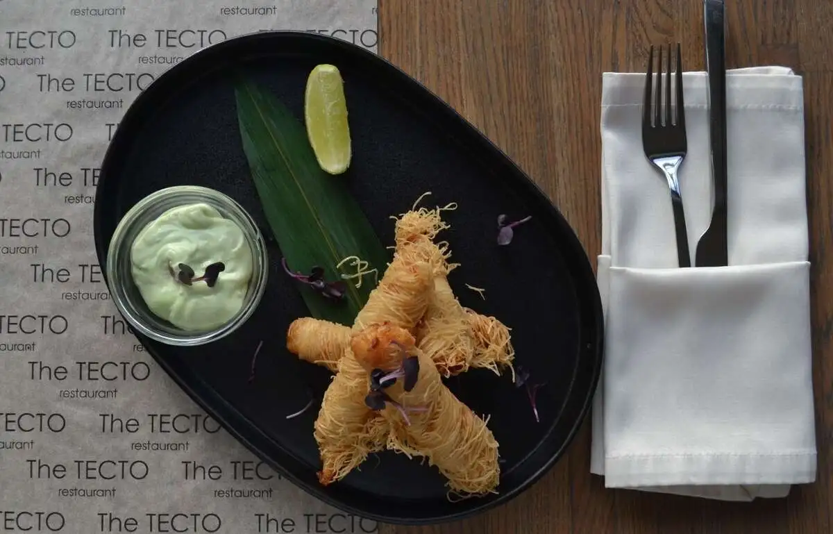 Креветки Катаифи