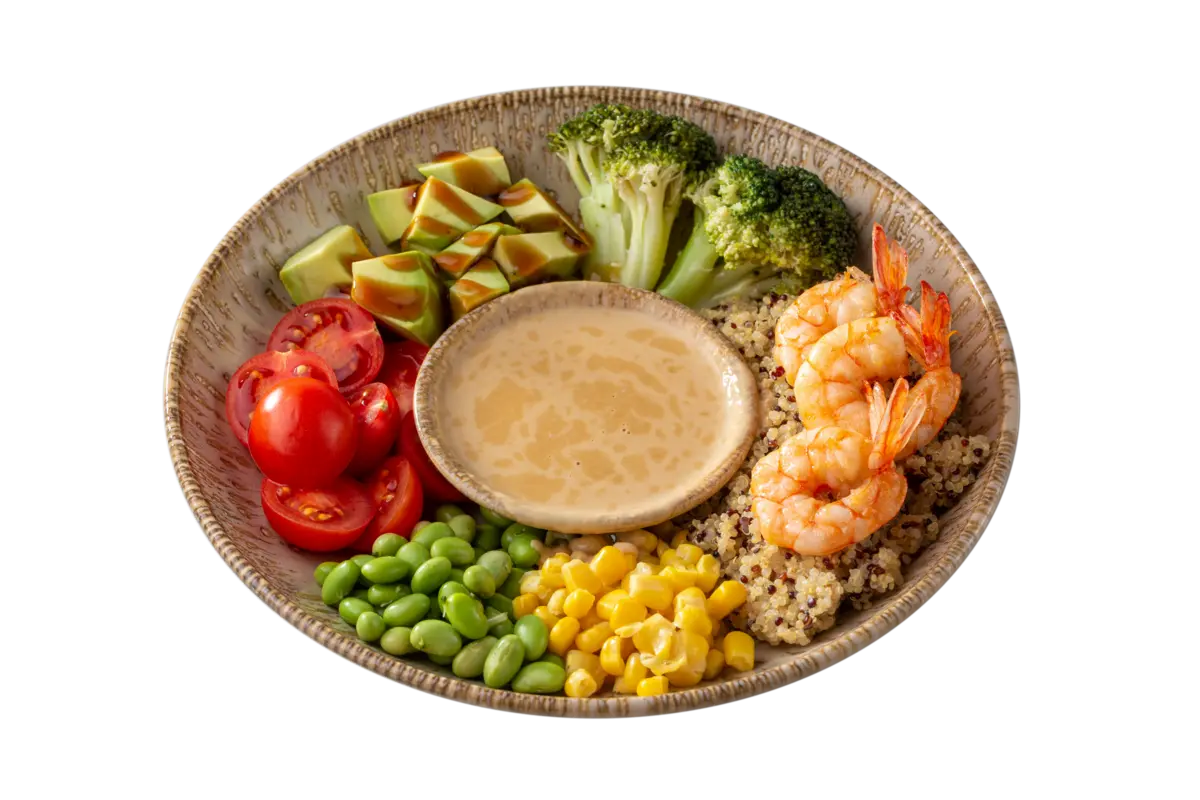 Боул с креветкой