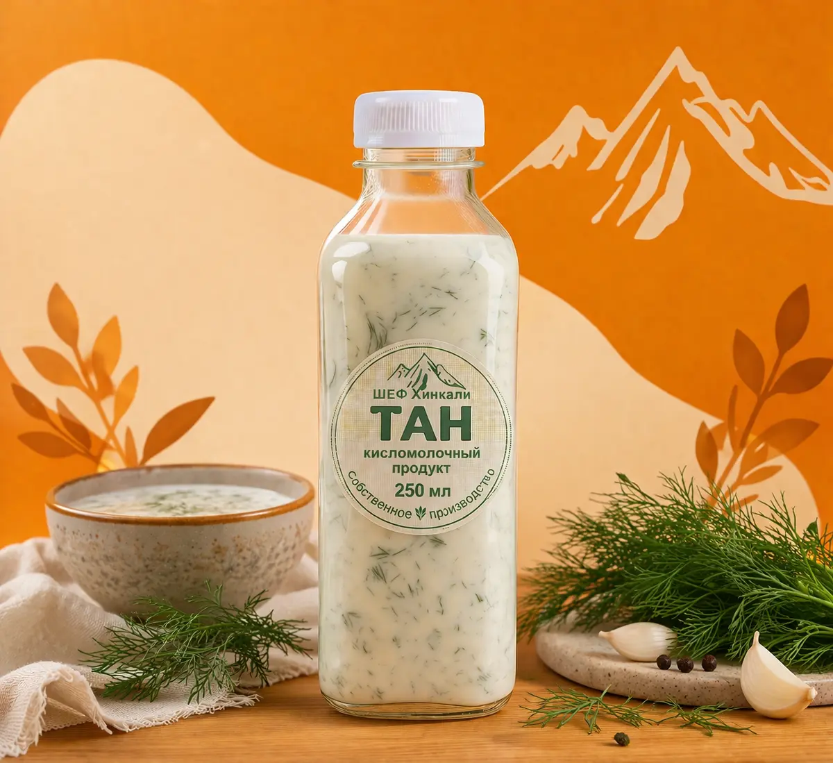 Тан с укропом