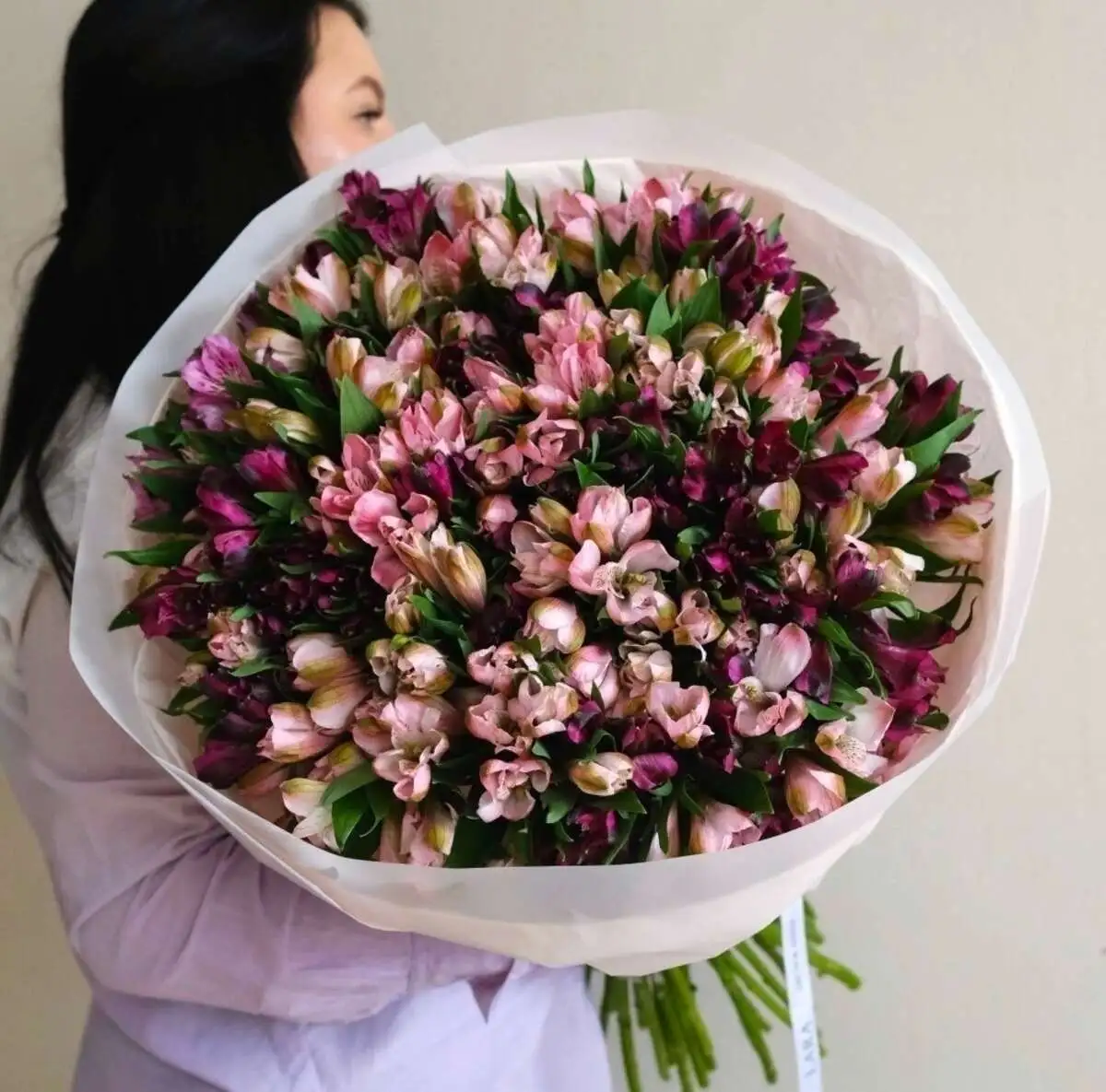 Букет "Симфония оттенков" размер L