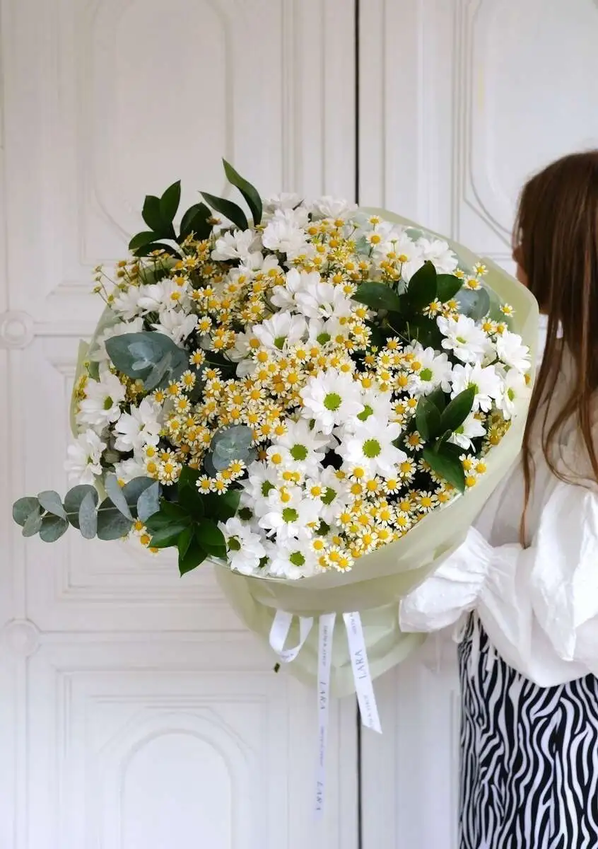 Букет "Ромашковое счастье" размер L
