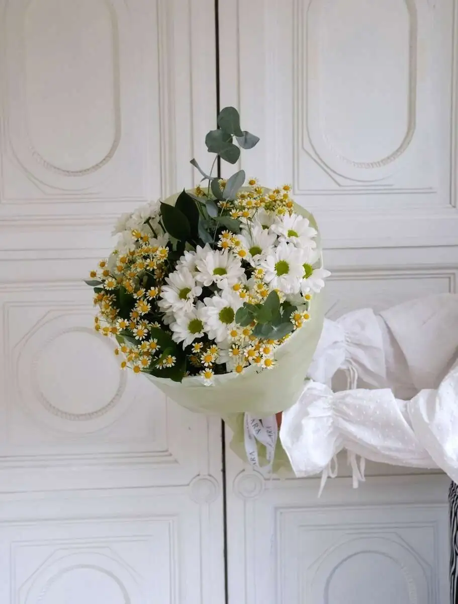 Букет "Ромашковое счастье" размер S