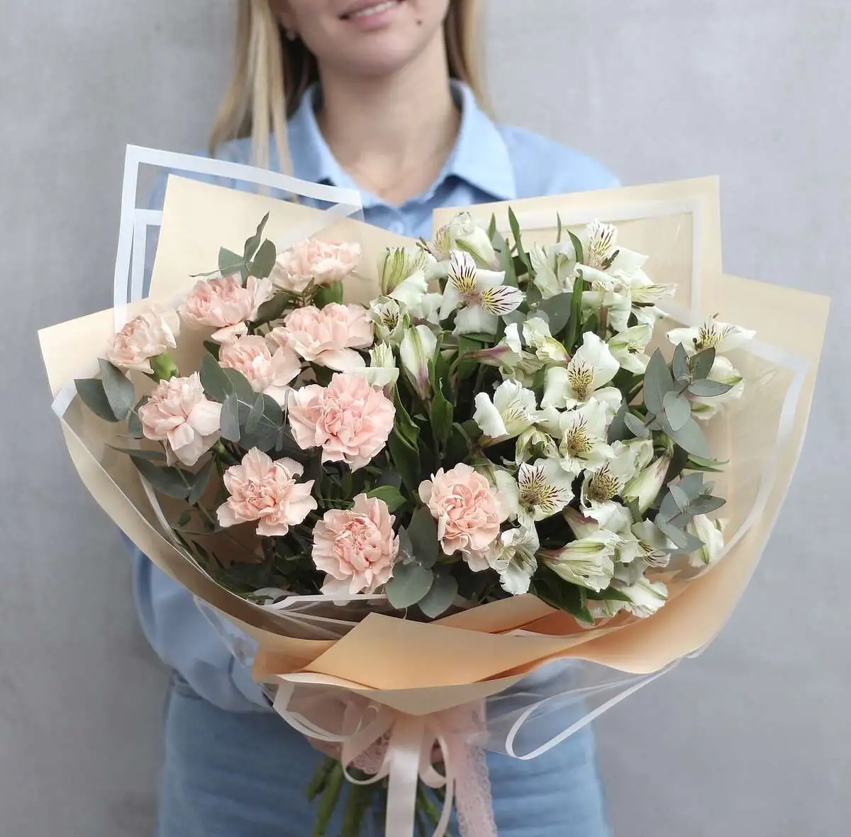 Букет "Полярный" размер M