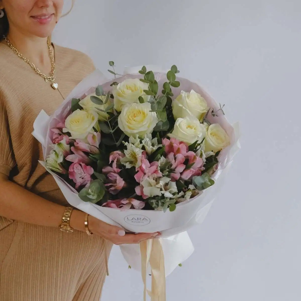 Букет "Сладкая парочка" размер S