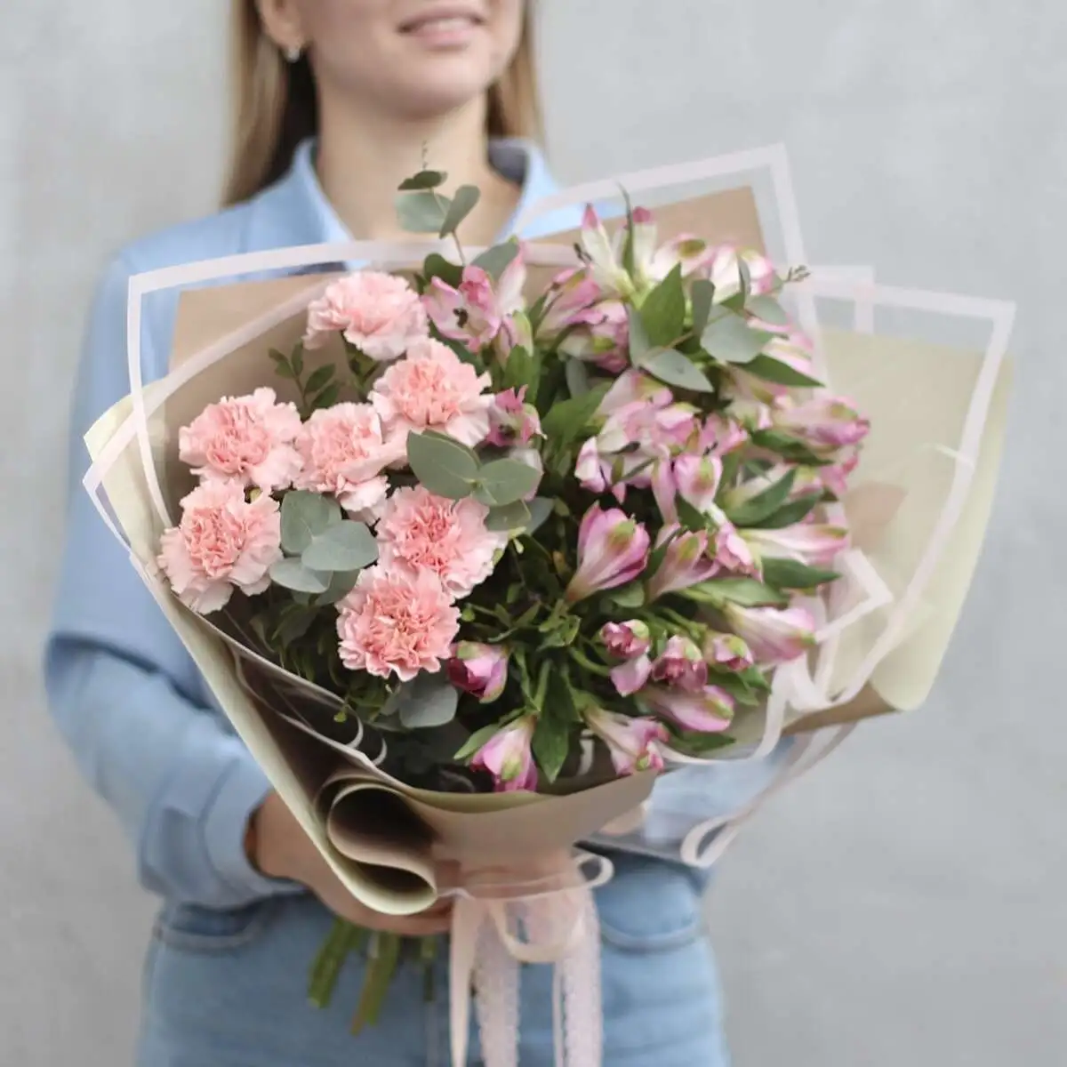 Букет "Полярный" размер S