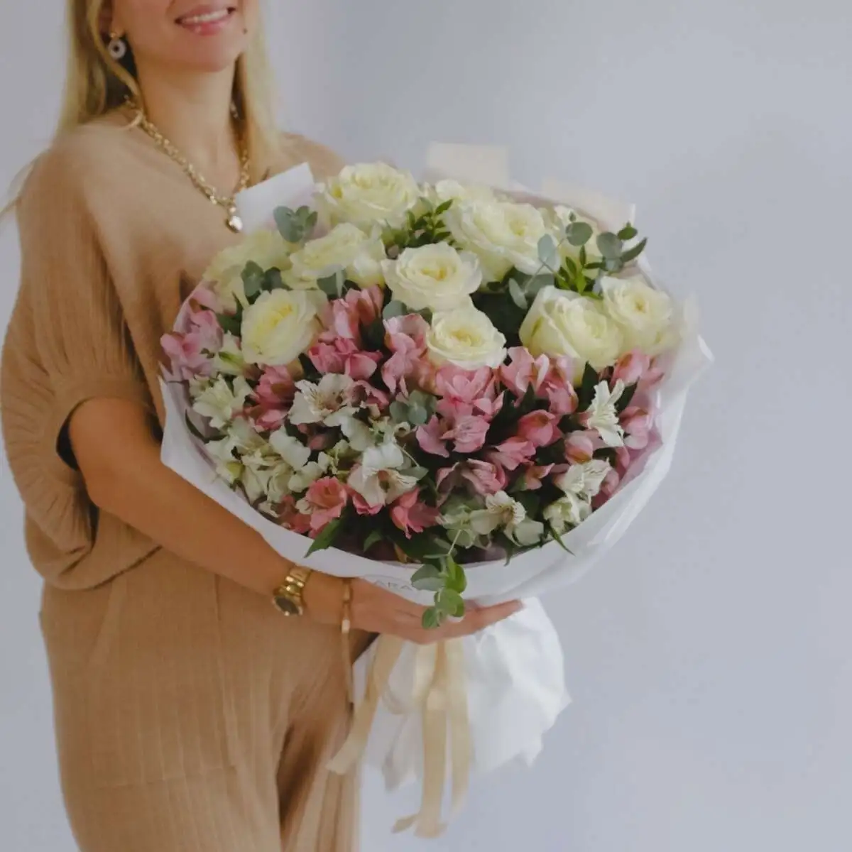 Букет "Сладкая парочка" размер М